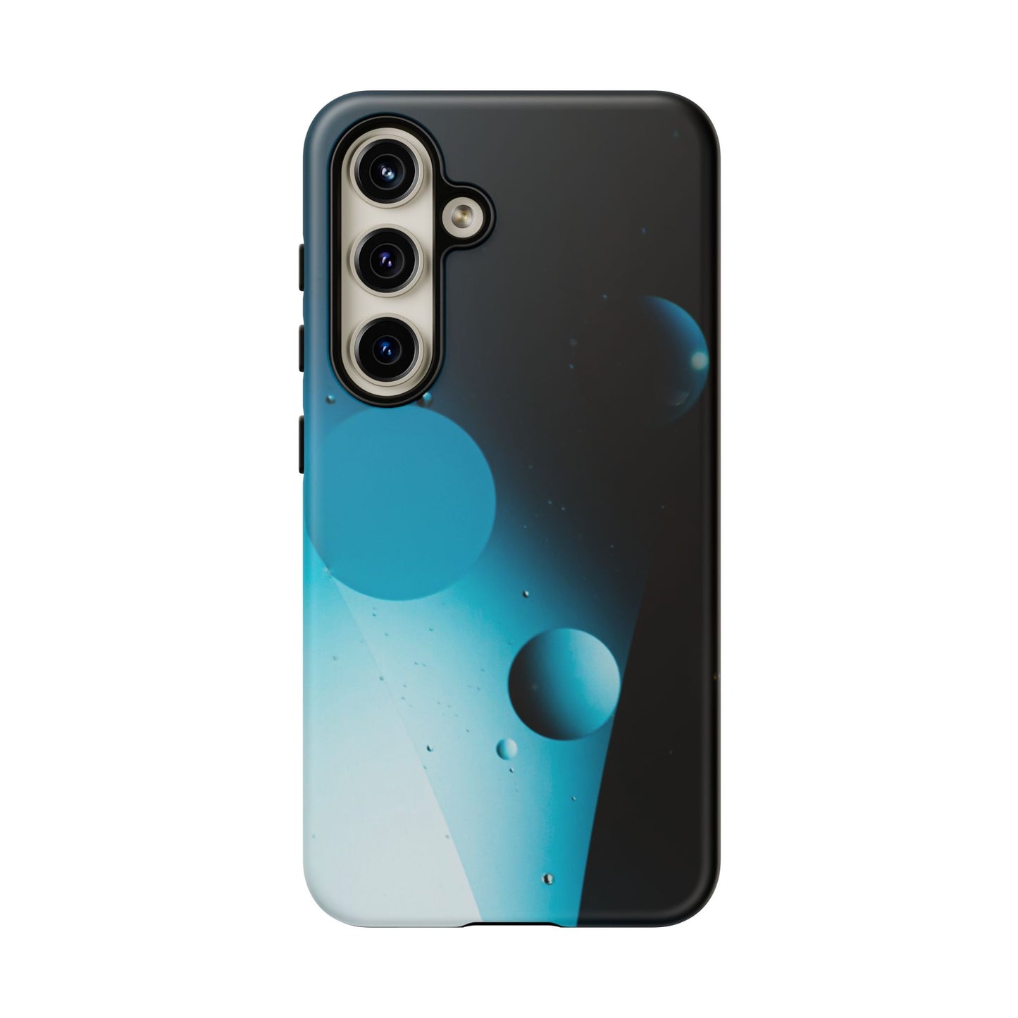Samsung S24 series Tough Phone Cases - Blue bubbles