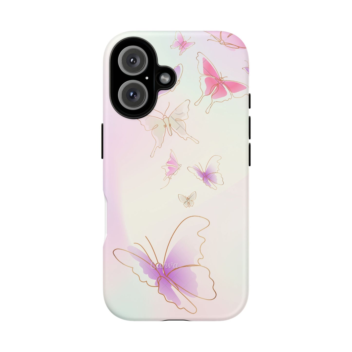 iPhone 16 series phone Case - Tough Cases with Stunning Butterfly Design