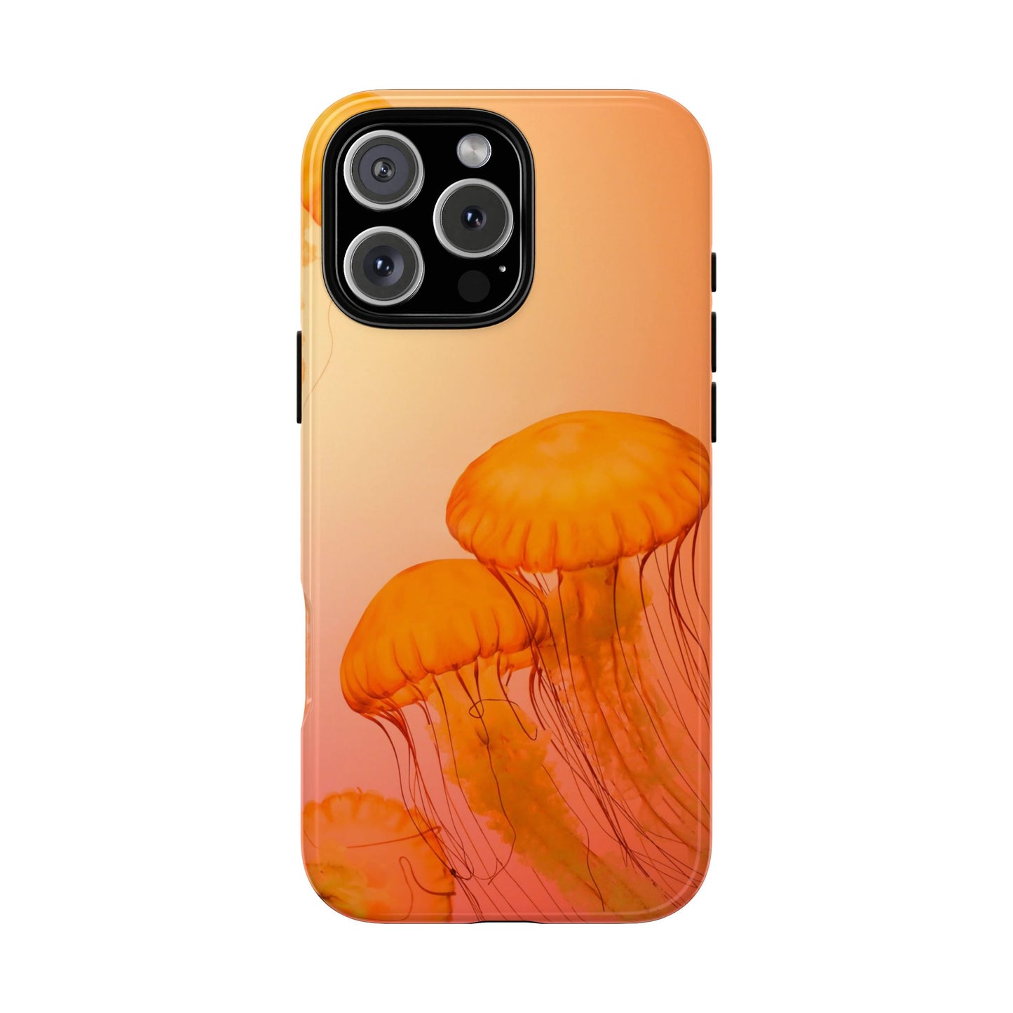 iPhone 16 series phone Case - Tough Cases with Stunning orange Design