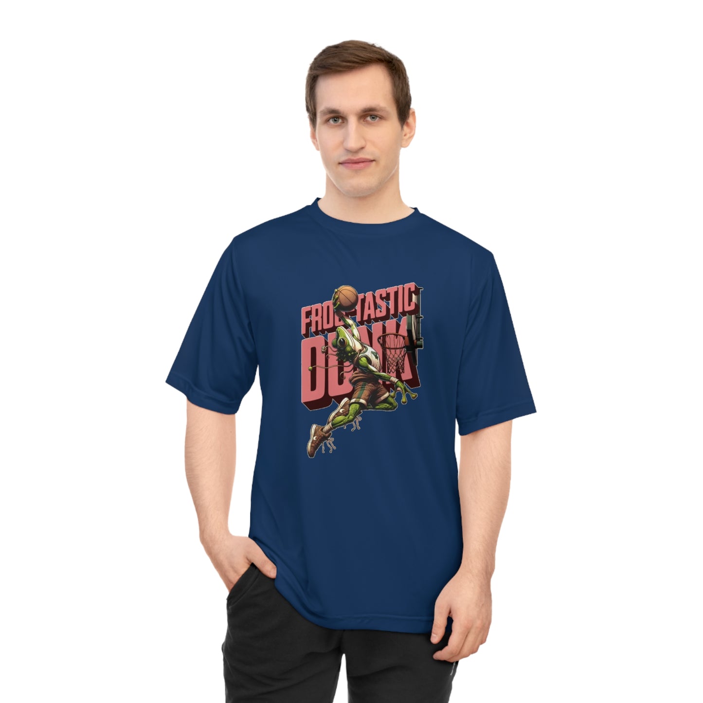 Basketball Ribbit Dunk -Performance Unisex T-Shirt for Sports Lovers