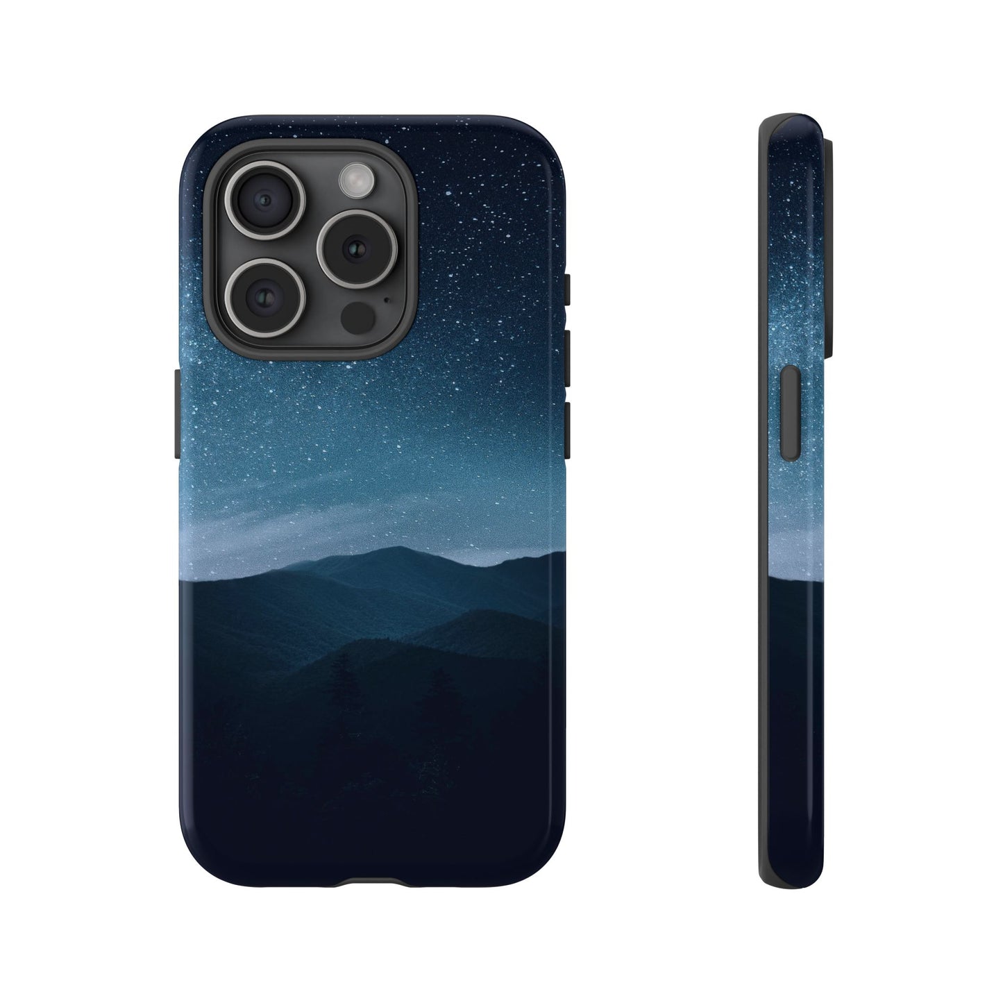 iPhone 15 series Tough Phone Case -Stunning blue nature design