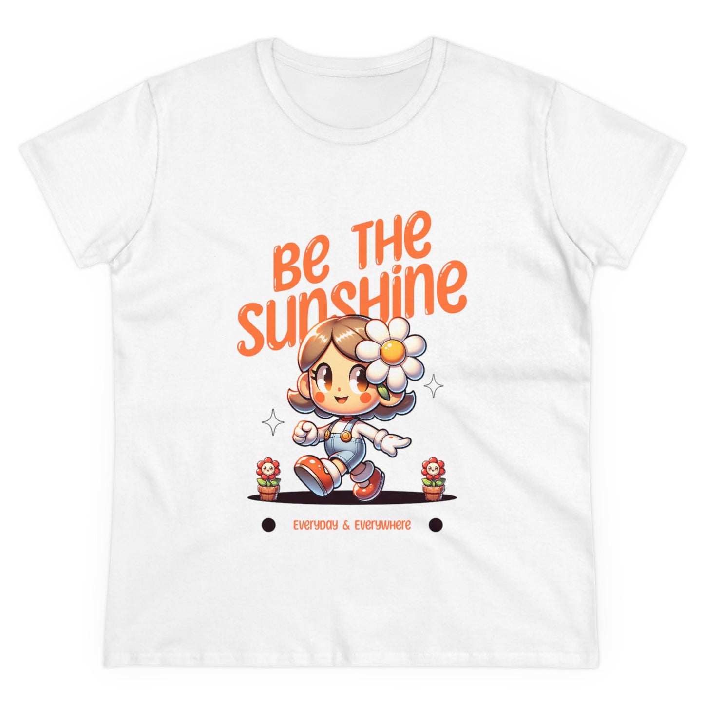 Motivation Women's Midweight Cotton Tee - Perfect for girls and women