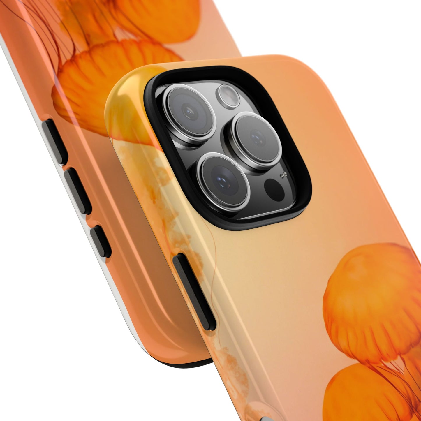 iPhone 16 series phone Case - Tough Cases with Stunning orange Design