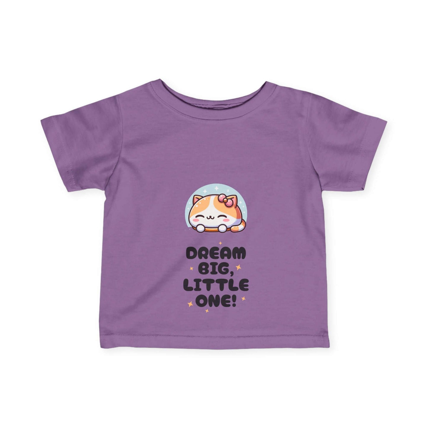 Baby Infant/Toddler Fine Jersey Tee - Dream big design for Newborns/Kids