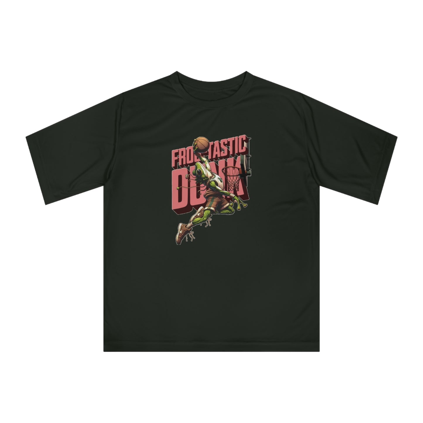 Basketball Ribbit Dunk -Performance Unisex T-Shirt for Sports Lovers