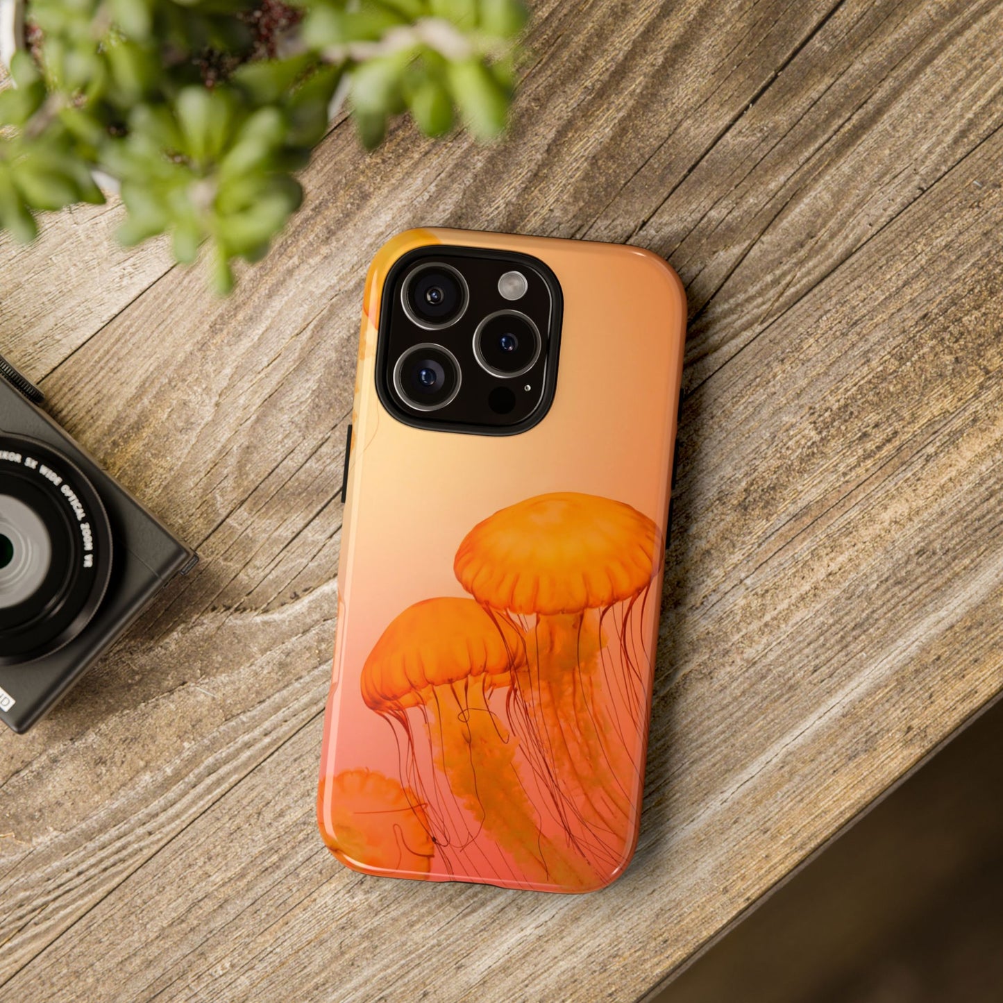 iPhone 16 series phone Case - Tough Cases with Stunning orange Design