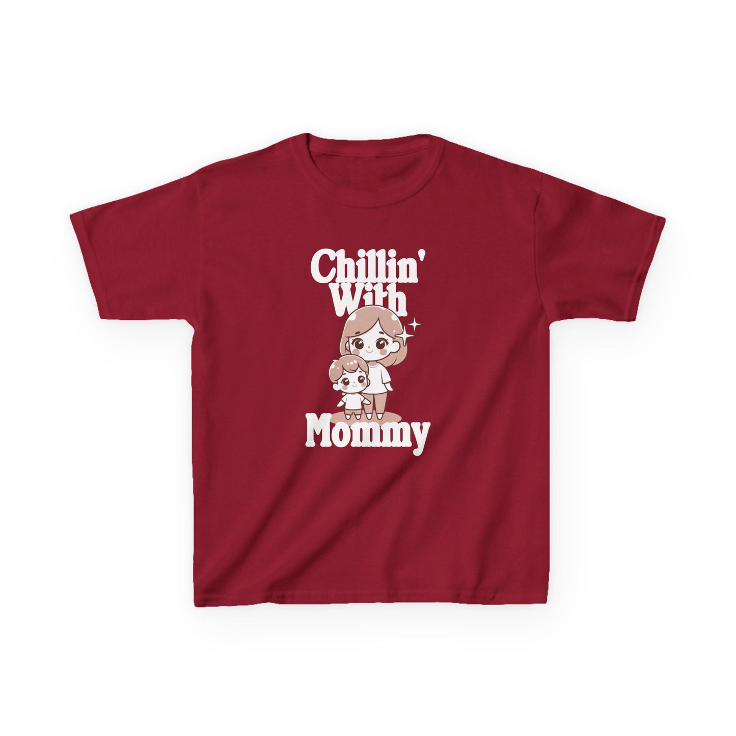 Kids Cotton T Shirt - Chilling with mommy