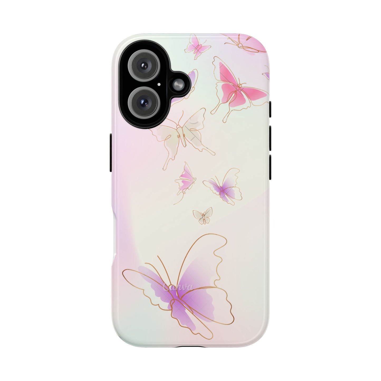 iPhone 16 series phone Case - Tough Cases with Stunning Butterfly Design