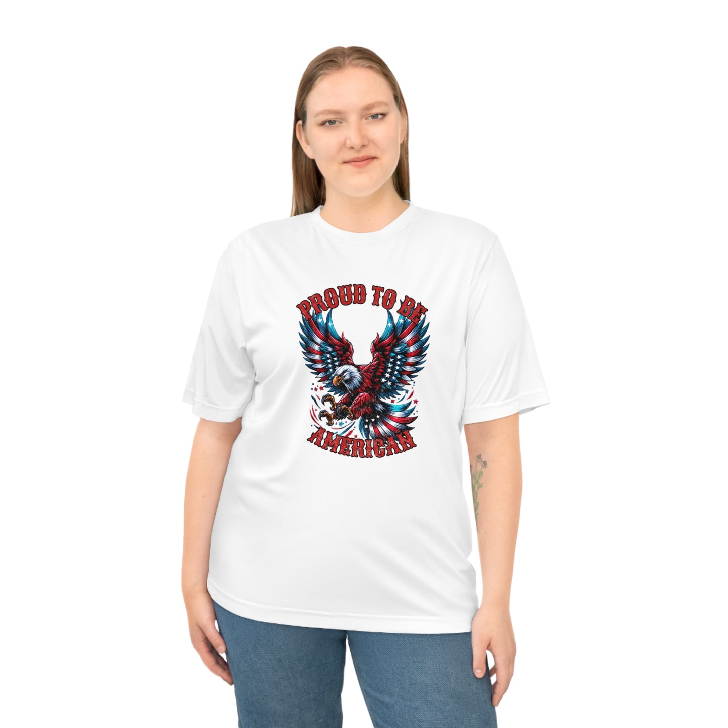 Proud American -UnisexT-Shirt for Sports Lovers