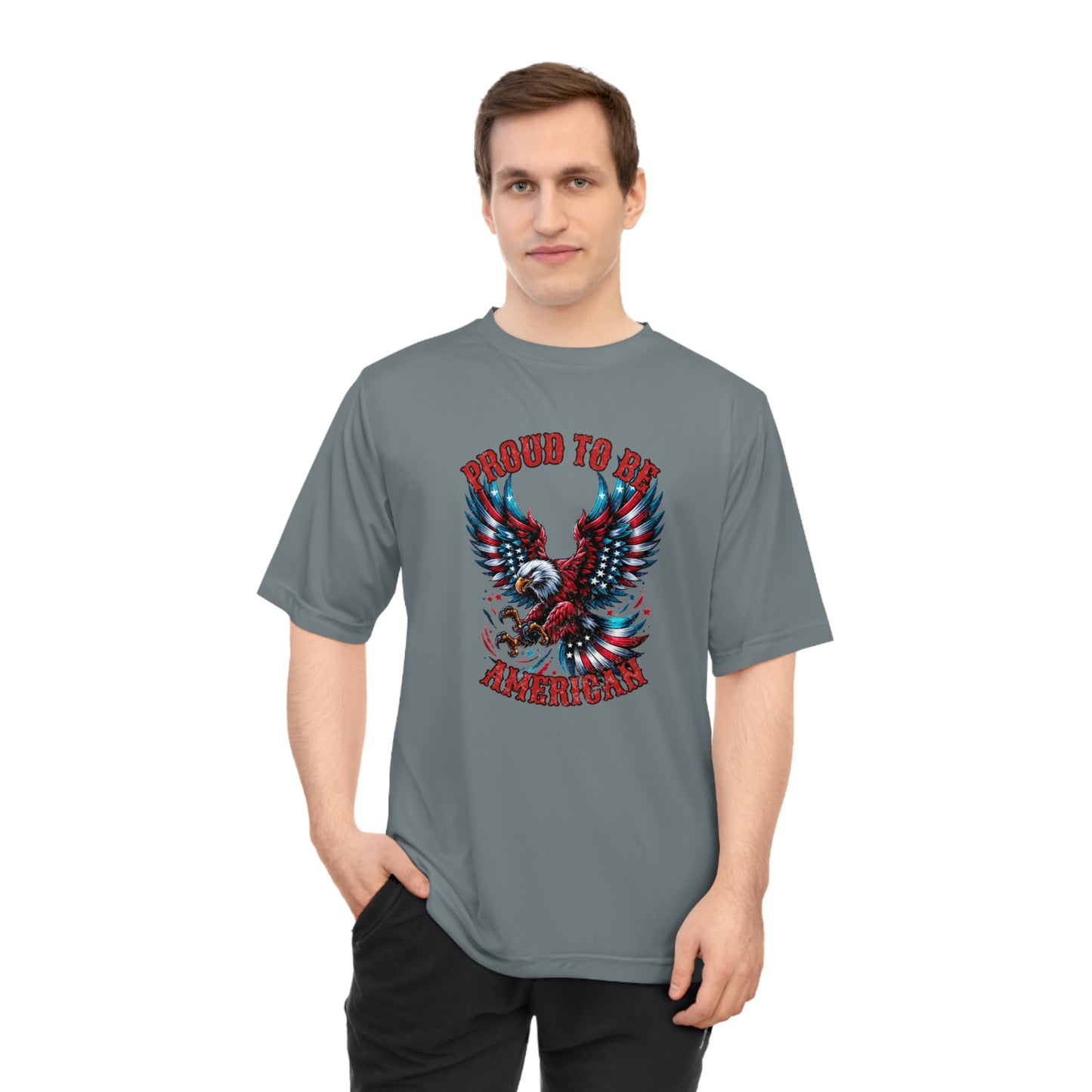 Proud American -UnisexT-Shirt for Sports Lovers