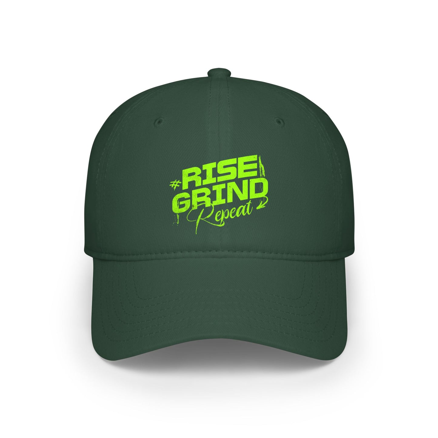 Motivation  Rise and Grind  Low Profile Cap - Unisex Stylish and Comfortable Hat for Sports/Gym Lovers