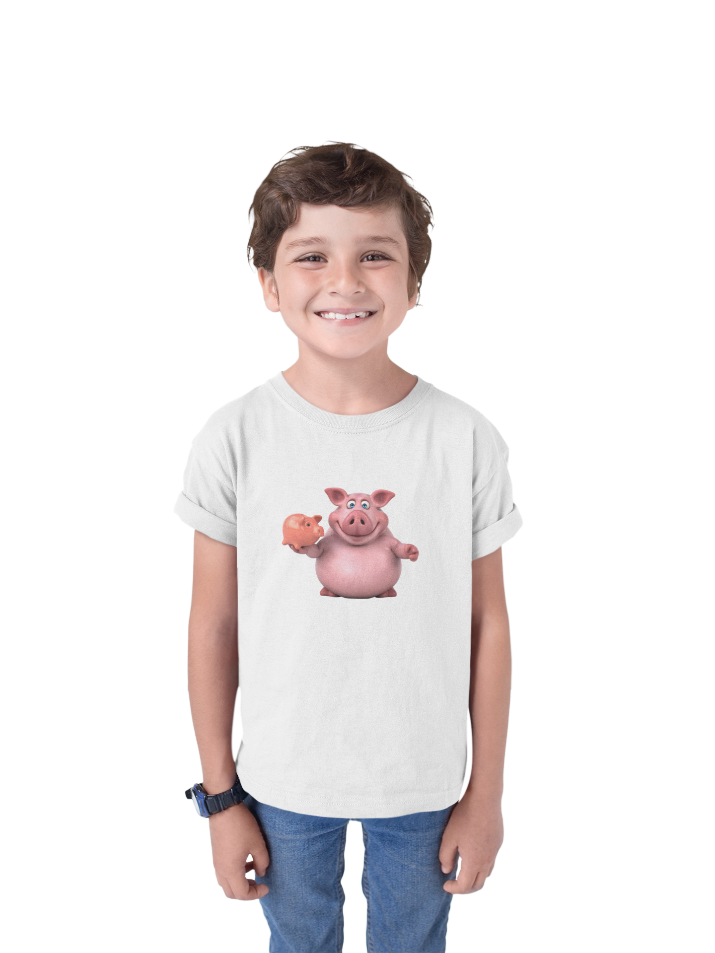 Cute Piggy Kids Tee - Fun & Playful Cotton T-Shirt