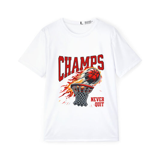 Basketball Champs Men's Sports white Jersey - Motivation Active Tee