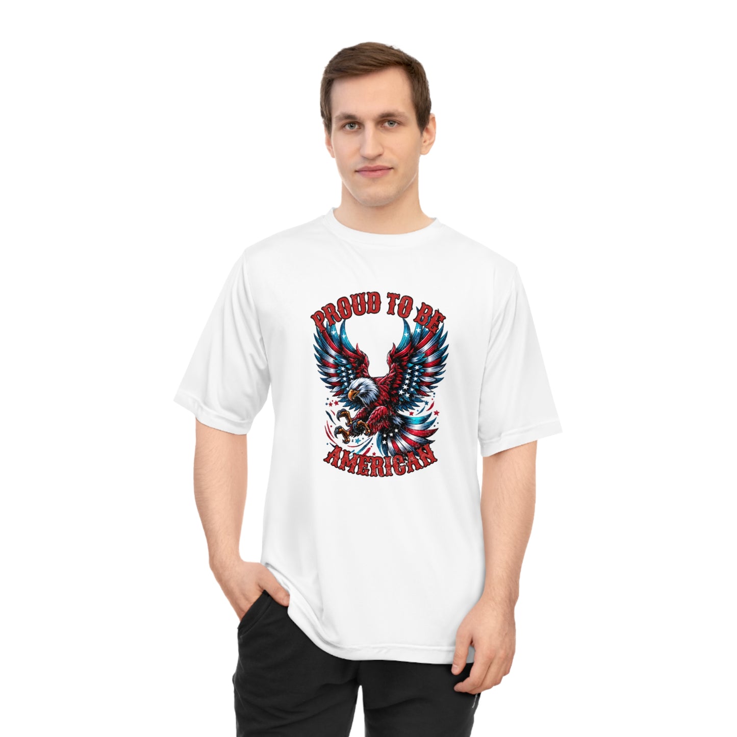 Proud American -UnisexT-Shirt for Sports Lovers