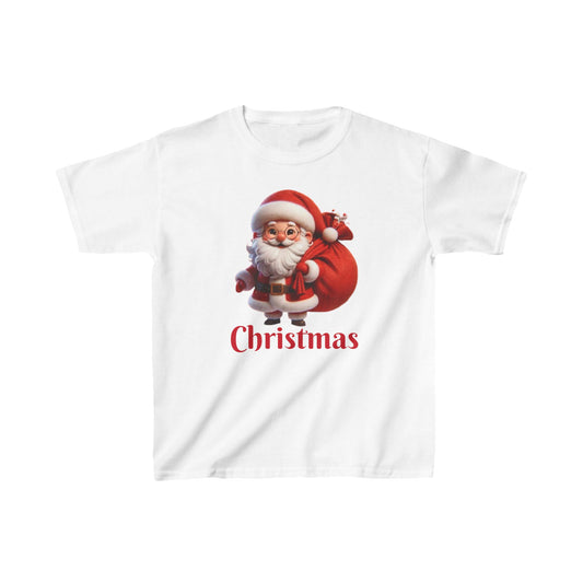 Kids Christmas Santa Claus T Shirt - Perfect Holiday Gift